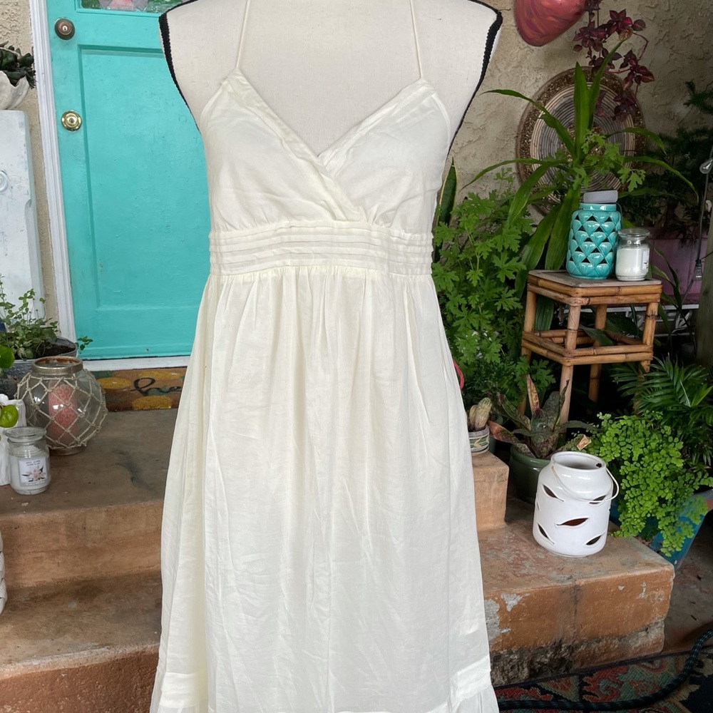 American Eagle Outfitters Simple Cream Cotton Maxi